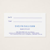 Blue Mediterrane Fliesen - Terminkarte (Rückseite)