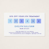 Blue Mediterranea Fliesen-Treuekarte (Rückseite)