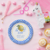 Blue Mediterranean La Dolce Vita Brautparty Pappteller (Party)