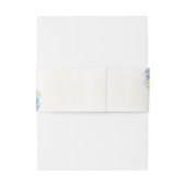 Blue Mediterranean Lemon Wedding Einladungsbanderole (Rückseitenbeispiel)