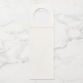 Blue Mediterranean Lemon Wedding Flaschenanhänger (Rückseite)