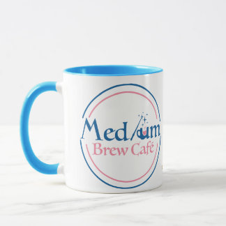 Blue Medium Brew Tasse
