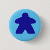 Blue Meeple Button (Vorderseite)