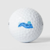 BLUE MEER GOLFBALL (Vorderseite)