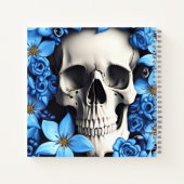 Blue Memento Mori Stoic Journal-Notebook Notizblock (Rückseite)