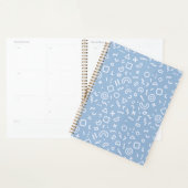 Blue Memphis Pattern Planner Planer (Anzeige)
