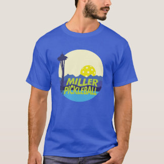 Blue Men's Miller Pickleball T - Shirt