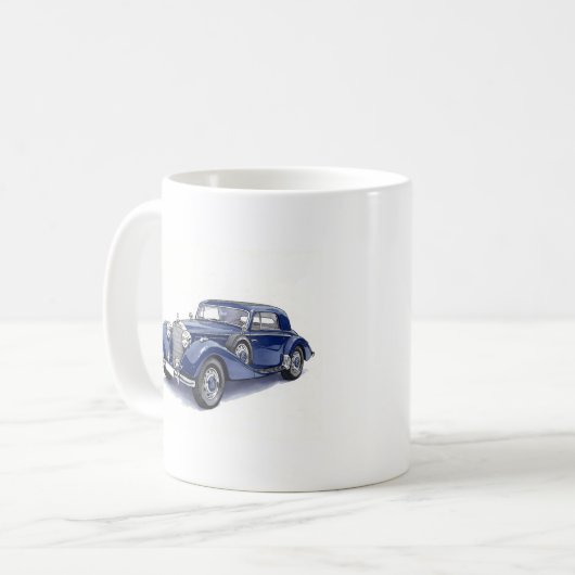 Blue Mercedes, Sammlung von Natasha Us Kaffeetasse (Vorderseite Links)