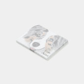 Blue Merle Australian Shepherd 50 Sticky Notes Post-it Klebezettel (angewinkelt)