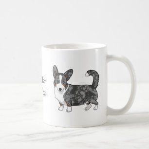 Blue Merle Cardigan Welsh Corgi Hund Liebhaber Kaffeetasse