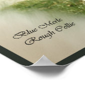 Blue Merle Collie Art Print Poster (Ecke)