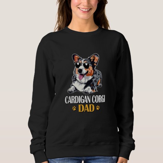 Blue Merle Corgi Sweatshirt (Vorderseite)
