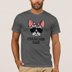 Blue Merle French Bulldog Frenchie Dog Vater T-Shirt