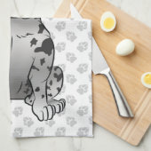 Blue Merle French Bulldog Frenchie Niedlicher Hund Geschirrtuch (Viertel Falte)