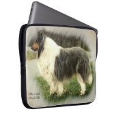 Blue Merle Rough Collie Geschenke Laptopschutzhülle (Vorne Rechts)