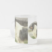 Blue Merle Rough Collie Kunst Tasse (Vorderseite Links)