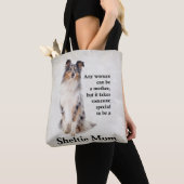 Blue Merle Sheltie Mama Tasche (Von Nahem)