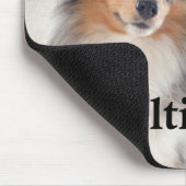 Blue Merle Sheltie Mom Mousepad (Ecke)
