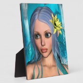Blue Mermaid Fotoplatte (Seite)