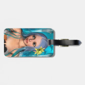 Blue Mermaid Gepäckanhänger (Rückseite horizontal)