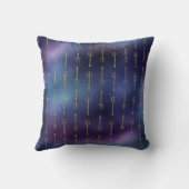 Blue Mermaid Glitzer - Trident pattern - Kissen (Rückseite)