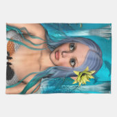 Blue Mermaid Küchentuch (Horizontal)