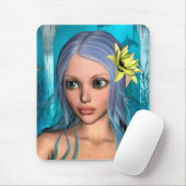 Blue Mermaid Mousepad (Mit Mouse)