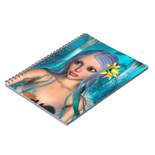 Blue Mermaid Notizblock