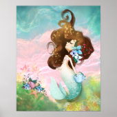 Blue Mermaid Poster (Vorne)