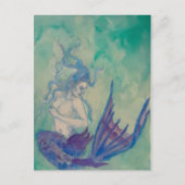 Blue Mermaid Postkarte (Vorderseite)