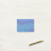 Blue mermaid scales, fish scale post-it klebezettel (Auf Schreibtisch)