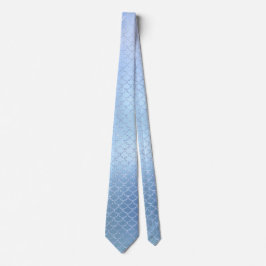 Blue Mermaid Scales Neck Tie Krawatte