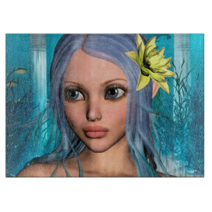 Blue Mermaid Schneidebrett