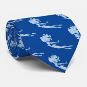 Blue Mermaid Swimmer Thunder_Cove Krawatte (Gerollt)