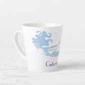 Blue Mermaid Swimmer Thunder_Cove  Milchtasse (Linke Ecke)