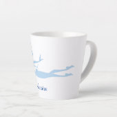 Blue Mermaid Swimmer Thunder_Cove  Milchtasse (Rechte Ecke)