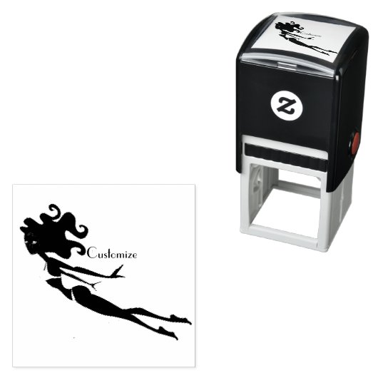 Blue Mermaid Swimmer Thunder_Cove Permastempel (Beispiel)