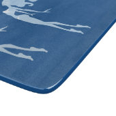 Blue Mermaid Swimmer Thunder_Cove Schneidebrett (Ecke)