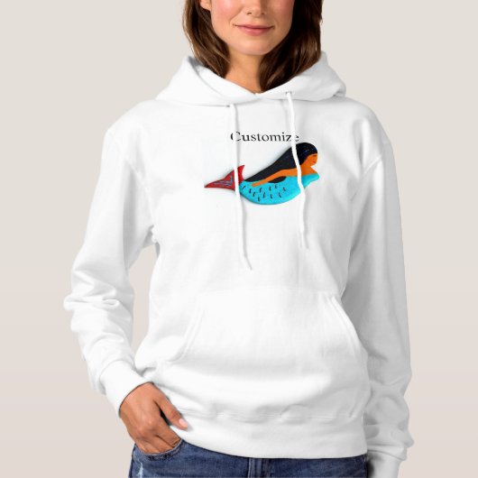 Blue Mermaid Thunder_Cove Hoodie (Vorderseite)