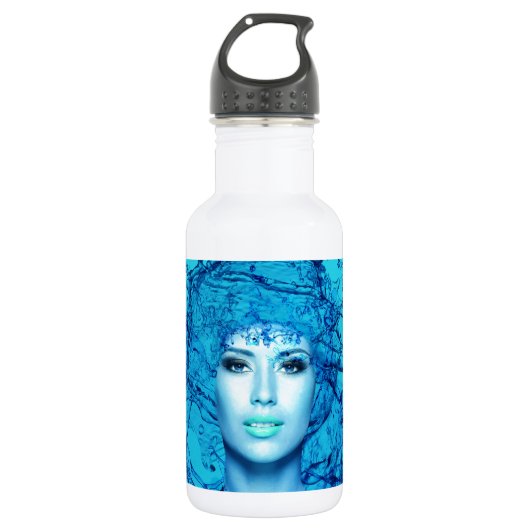 Blue Mermaid Trinkflasche (Vorderseite)