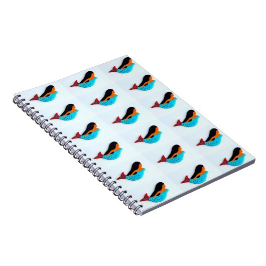 Blue Mermaids Notebook Notizblock (Rechte Seite)