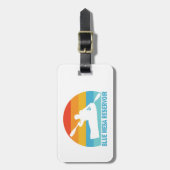 Blue Mesa Reservoir Colorado Kayak Gepäckanhänger (Vorderseite vertikal)