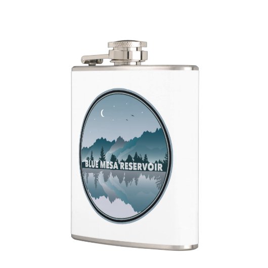 Blue Mesa Reservoir Colorado Reflektion Flachmann (Links)