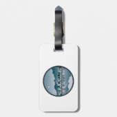 Blue Mesa Reservoir Colorado Reflektion Gepäckanhänger (Rückseite vertikal)