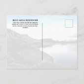 Blue Mesa Reservoir, Curecanti NRA, Gunnison River Postkarte (Rückseite)