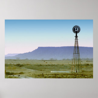 Blue Mesas Majesty Poster