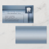 Blue Metal Business Card Visitenkarte (Vorne/Hinten)