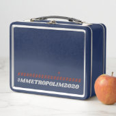 BLUE Metal Lunchbox bY #MMETROPOLIM (Beispiel)