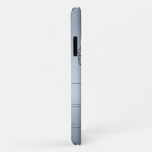 Blue Metallic Barrel Racer II Case-Mate iPhone Hülle (Hinten/Rechts)