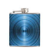 Blue Metallic Flachmann (Vorderseite)